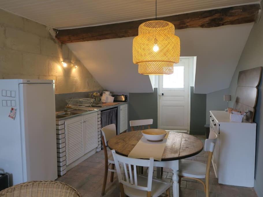Appartement Des Hirondelles , Au Pied Du Chateau チノン エクステリア 写真